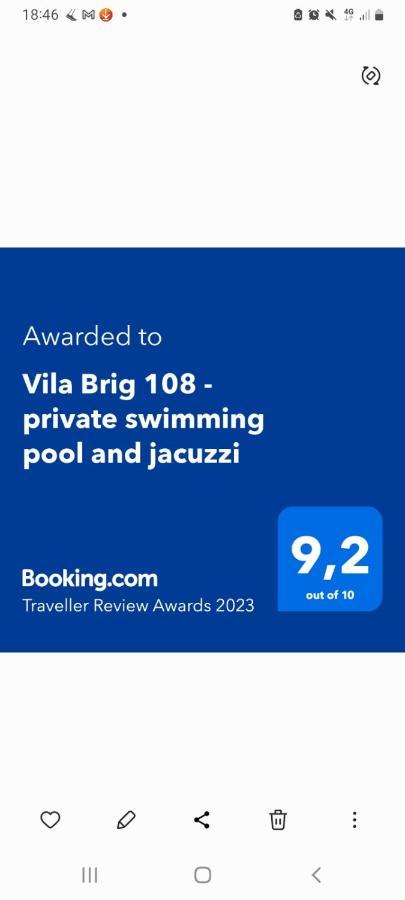 Vila Brig 108 - Private Swimming Pool And Jacuzzi Rijeka Exteriér fotografie
